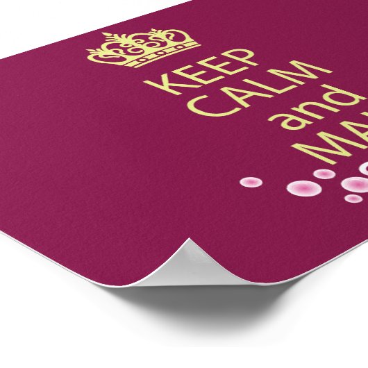 Kalm houden en zeep poster maken (Hoek)