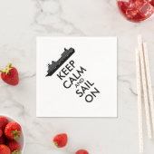 Kalm houden en zeilen bij cruise Ship Custom Servet (Insitu)