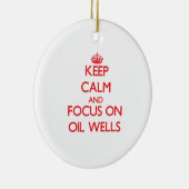 Kalm houden en zich richten op olielozingen keramisch ornament (Rechts)