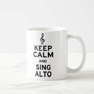 Kalm houden en Zing Alto Koffiemok