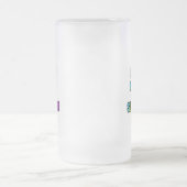 Kalm houden en zomer aan matglas bierpul (Center)