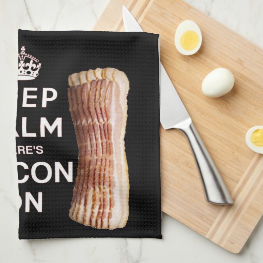 Kalm houden Er is bacterie op keukenhanddoek (Quarter Fold)