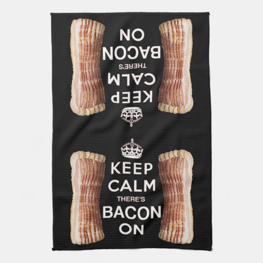 Kalm houden Er is bacterie op keukenhanddoek (Verticaal)