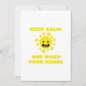 Kalm houden feestdagenkaart (Voorkant)