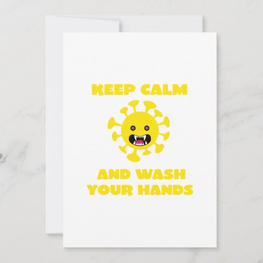 Kalm houden feestdagenkaart (Voorkant)