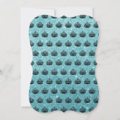 Kalm houden Glitter Milestone Birthday Party nodig Kaart (Achterkant)