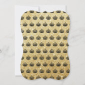 Kalm houden Glitter Milestone Birthday Party nodig Kaart (Achterkant)