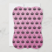 Kalm houden Glitter Milestone Birthday Party nodig Kaart (Achterkant)