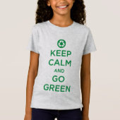 "Kalm houden Groen" T-shirt (Voorkant)