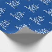 Kalm houden Het is alleen uw 39e verjaardag Cadeaupapier (Hoek)