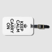 Kalm houden... het is m'n draai. bagagelabel (Voorkant (horizontaal))