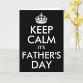Kalm houden Het is Vaderdag | Alle kleuren Kaart (Gele Bloem)