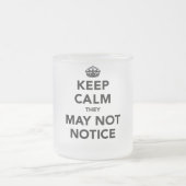 Kalm houden Het kan niet worden opgemerkt Matglas Koffiemok (Center)