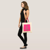 Kalm houden Ik ben de Bridesmaid Tote Bag (Voorkant (model))