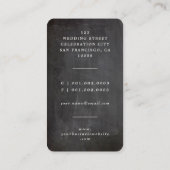 Kalm houden Ik ben de bruiloft-planner Funny Chalk Visitekaartje (Achterkant)