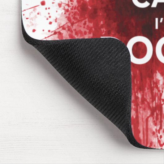 Kalm houden Ik ben dokter Bloody Mousepad. Muismat (Hoek)