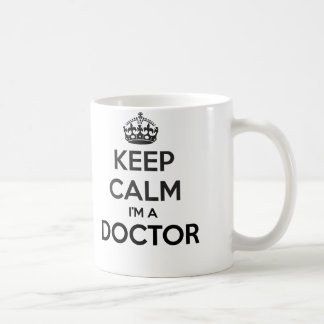 Kalm houden Ik ben een Doctor White Mok