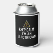 Kalm houden Ik ben een elektricien Koelbox Blikjeskoeler (Blikje Achterkant)