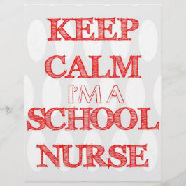 kalm houden ik ben een kantoor flyer voor schoolve