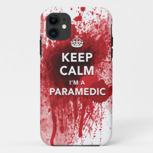 Kalm houden Ik ben een Paramedic iPhone 5 Hoesje