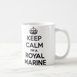 Kalm houden Ik ben een Royal Marine White Mok
