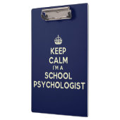 Kalm houden Ik ben schoolpsycholoog Klembord (Links)