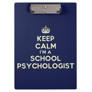 Kalm houden Ik ben schoolpsycholoog Klembord