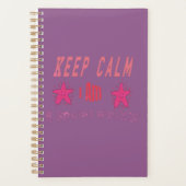 Kalm houden Ik ben sociaal werker Planner (Voorkant)