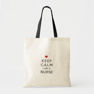 Kalm houden Ik ben verpleegster Tote Bag