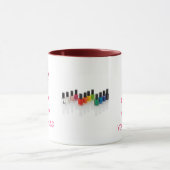 Kalm houden - Ik doe je nagels mok. Mok (Midden)