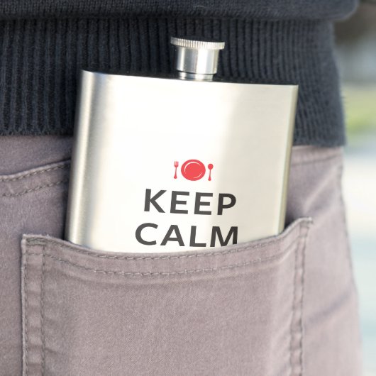 Kalm houden Ik koken. Flacon (Voorbeeld)