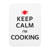 Kalm houden Ik koken. Magneet (Verticaal)