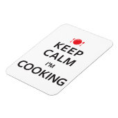 Kalm houden Ik koken. Magneet (Linkerzijde)