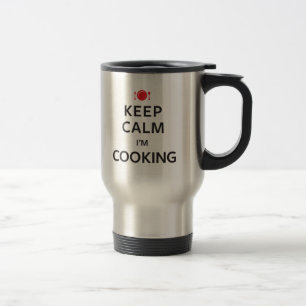 Kalm houden Ik koken. Reisbeker