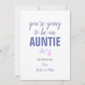 Kalm houden Je bent een aankondiging van de zwange (Achterkant)