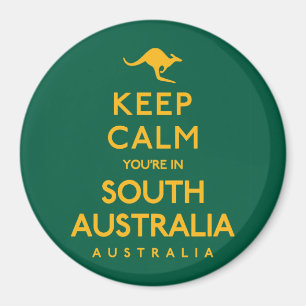 Kalm houden Je bent in Zuid-Australië. Magneet