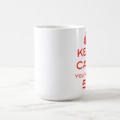 Kalm houden Je bent maar 50 dagen Mok (Center)