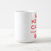 Kalm houden Je bent nog maar 60 dagen Mok (Center)