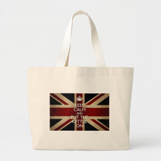 Kalm houden (ketel aan) grote tote bag