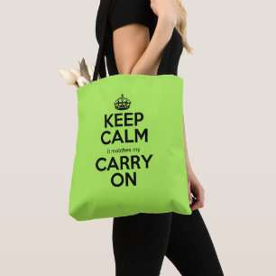 Kalm houden, komt overeen met mijn langzame kalk g tote bag