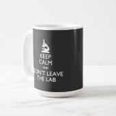 Kalm houden Laat de Lab-Mok niet achter Koffiemok (Voorkant links)