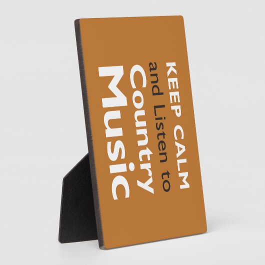 Kalm houden Land Fotoplaat (Zijkant)