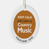 Kalm houden Land Keramisch Ornament (Rechts)