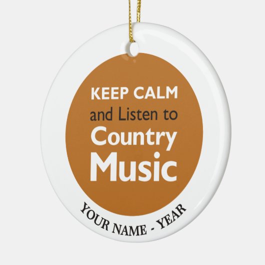 Kalm houden Land Keramisch Ornament (Links)