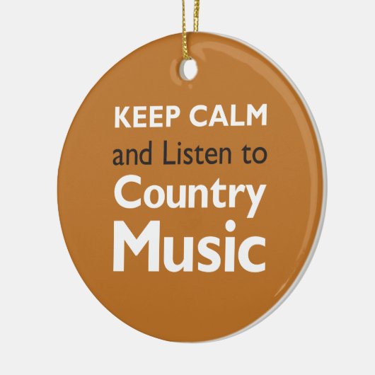 Kalm houden Land Keramisch Ornament (Links)