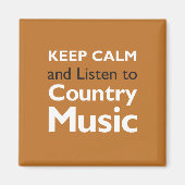 Kalm houden Land Magneet (Voorkant)