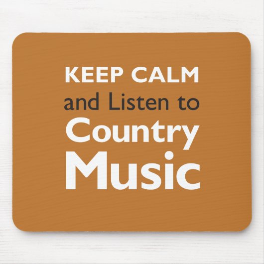 Kalm houden Land Muismat (Voorkant)