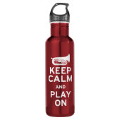 Kalm houden - Marching Baritone Waterfles (Voorkant)