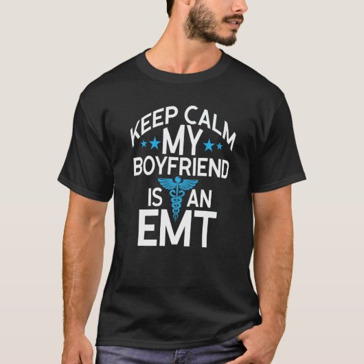 Kalm houden Mijn vriend is een Emt EMS Paramedisch T-shirt (Voorkant)