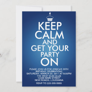 Kalm houden op zaterdag kaart